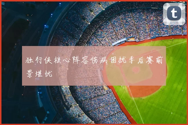 独行侠核心阵容伤病困扰季后赛前景堪忧