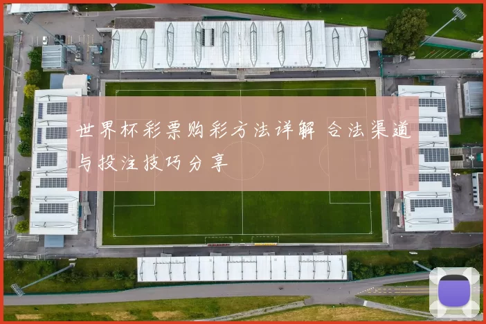 世界杯彩票购彩方法详解 合法渠道与投注技巧分享